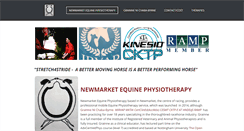Desktop Screenshot of newmarketequinephysiotherapy.com
